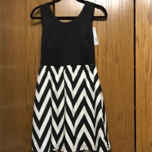 Pixley Harriet Chevron print dress -xs